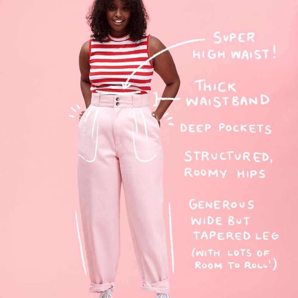 NWT Lucy and Yak Addison Pepto Bismol Pink Pants